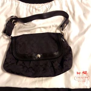 Black Coach shoulder bag
